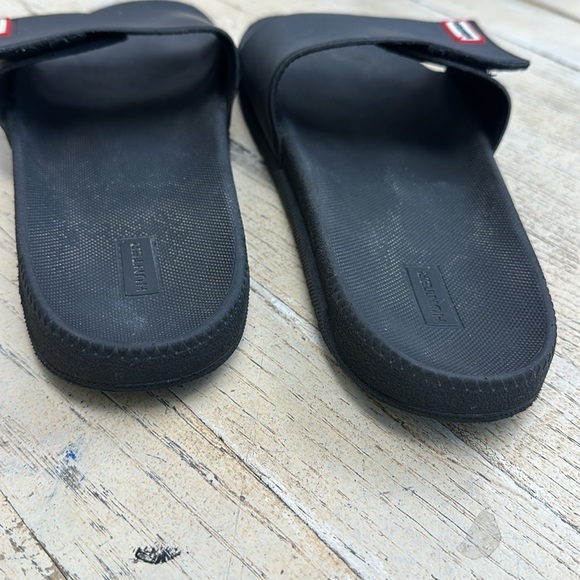 Hunter Black Original Moulded Slides – Women’s Size 10 (Men’s UK 8) - Picture 7 of 7